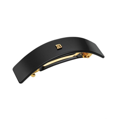 Balmain Paris Hair Couture Black Barrette Pour Cheveux (L) Черная заколка-автомат (L)