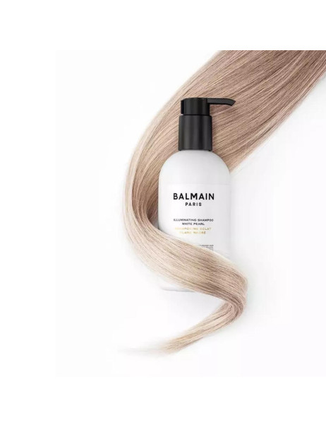 Balmain Paris Hair Couture Illuminating Shampoo White Pearl Серебряный шампунь с оттенком белой жемчужины