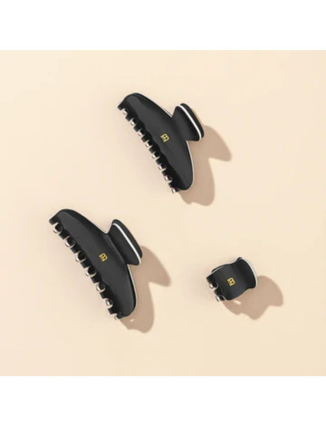Balmain Paris Hair Couture Pince a Cheveux Extra Small Black/White (XS) Заколка-краб Чёрно-белая (XS)