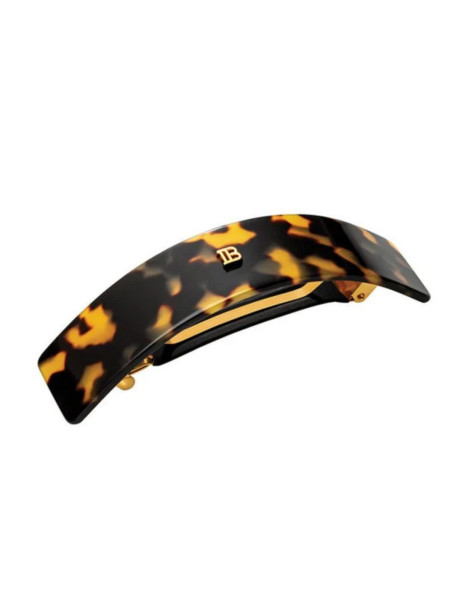 Balmain Paris Hair Couture Tortoise Shell Barrette Pour Cheveux (L) Заколка-автомат Панцирь черепахи (L)