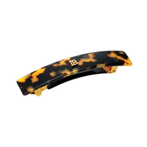 Balmain Paris Hair Couture Tortoise Shell Barrette Pour Cheveux (M) Шпилька-автомат Панцир черепахи (M)