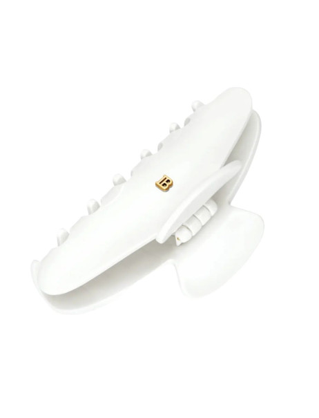 Balmain Paris Hair Couture White Barrette (L) Біла заколка-краб (L)