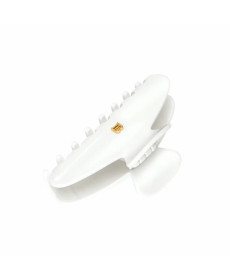 Balmain Paris Hair Couture White Barrette (M) Біла заколка-краб (M) - Написати відгук