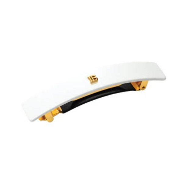 Balmain Paris Hair Couture White Barrette Pour Cheveux (M) Біла заколка-автомат (M)