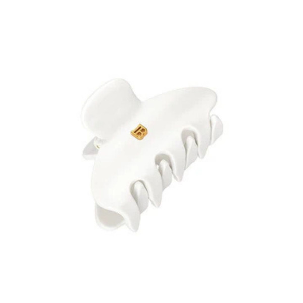 Balmain Paris Hair Couture White Barrette (S) Біла заколка-краб (S)