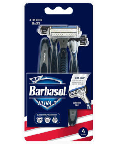 Barbasol Набір бритв без змінних картриджів з 3-ма лезами 4шт. Barbasol Pivot Ultra 3 - Написати відгук