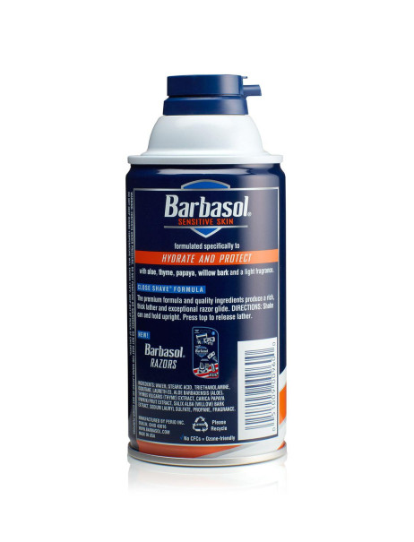 Крем-піна для гоління Barbasol Sensitive Skin
