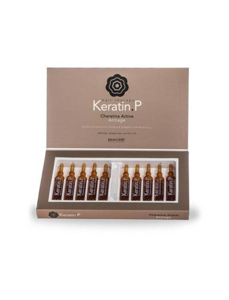 Biacre Keratin.P Cheratina Active Antiage Антивозрастный лосьон для волос в ампулах
