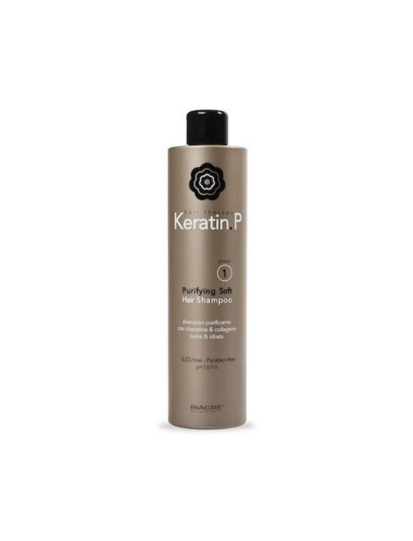 Biacre Keratin.P Purifying Soft Hair Shampoo Очищуючий м'який шампунь (Фаза 1)