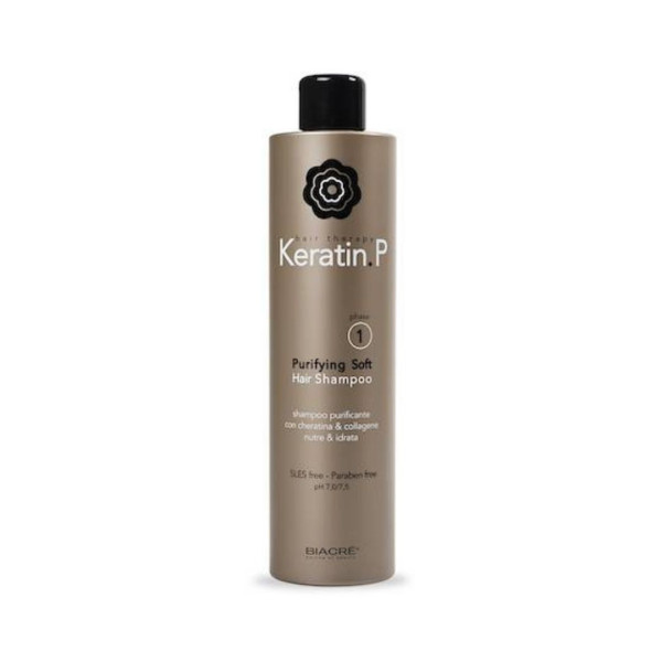 Biacre Keratin.P Purifying Soft Hair Shampoo Очищуючий м'який шампунь (Фаза 1)