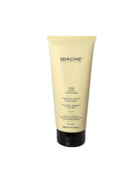 Biacre Shine Mask Semi Di Lino Зволожувальна маска-кондиціонер для надання блиску і об'єму
