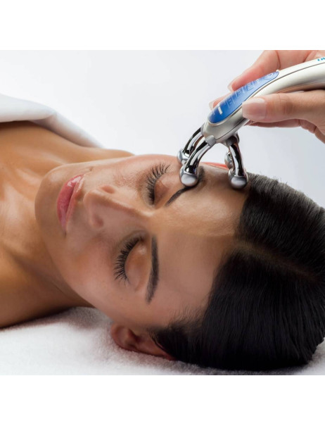 Bio-Therapeutic BT-Sculpt Gen2 Brushed Alloy Ручная система для коррекции лица микротоками с аксессуарами Серебро