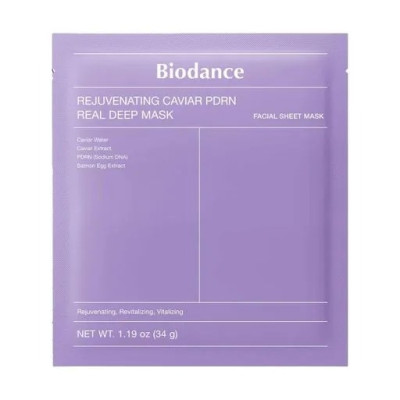 Biodance Rejuvenating Caviar PDRN Real Deep Mask Омолаживающая гидрогелевая маска из PDRN