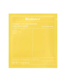 Biodance Radiant Vita Niacinamide Real Deep Mask Ночная гидрогелевая маска для лица с витамином С и ниацинамидом - Написать отзыв
