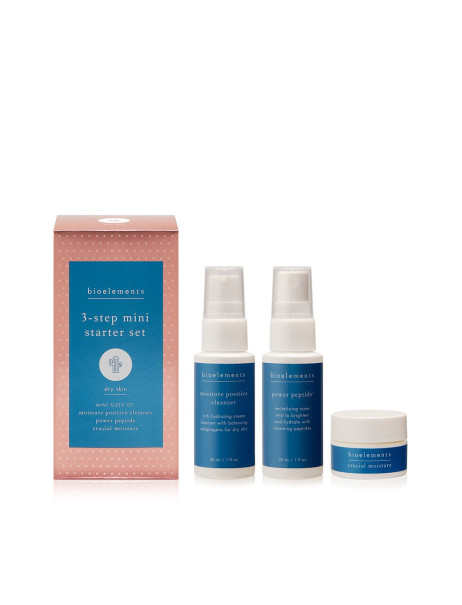Bioelements 3 Step Mini Starter Set Dry Skin міні-набір для сухої шкіри