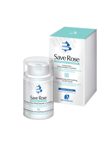 Biogena Dermo Save Rose Сream SPF 15 Денний крем для шкіри з куперозом, еритрозом, розацеа