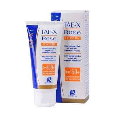 Biogena TAE X Rose 50+ (SPF80) Солнцезащитный крем для гиперчувствительной кожи, при куперозе и розацеа