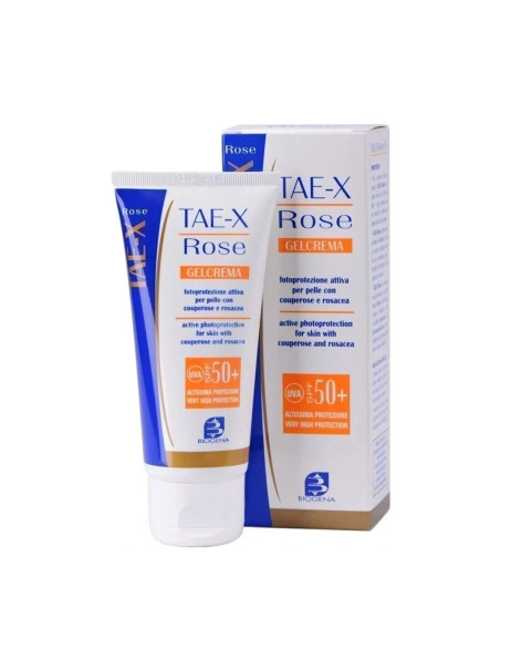 Biogena TAE X Rose 50+ (SPF80) Солнцезащитный крем для гиперчувствительной кожи, при куперозе и розацеа