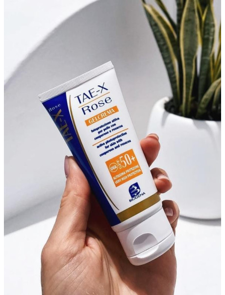 Biogena TAE X Rose 50+ (SPF80) Солнцезащитный крем для гиперчувствительной кожи, при куперозе и розацеа