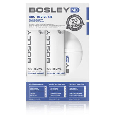Bosley MD BOS Revive Kit Набір для відновлення стоншеного нефарбованого волосся
