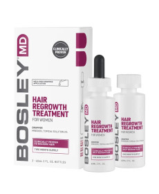 Bosley MD Hair Regrowth Treatment Раствор с миноксидилом 2% для восстановления роста волос у женщин - Написать отзыв