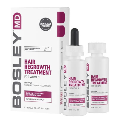 Bosley MD Hair Regrowth Treatment Розчин з міноксидилом 2% для відновлення росту волосся у жінок