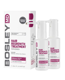 Bosley MD Hair Regrowth Treatment Спрей з міноксидилом 2% для відновлення росту волосся у жінок - Написати відгук
