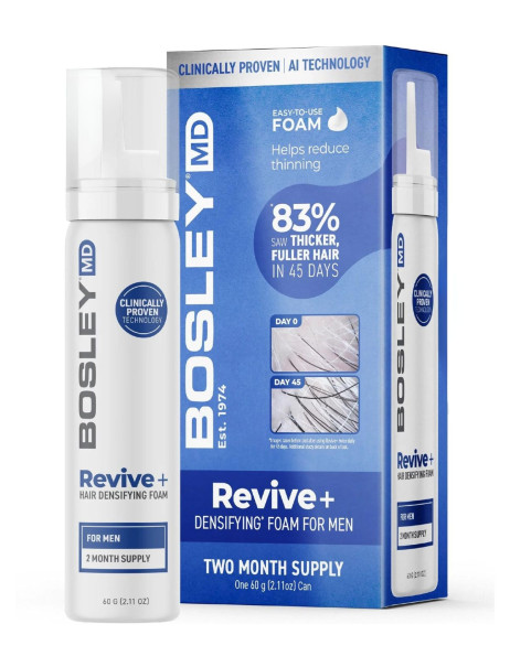 Bosley MD Revive+ Densifying Foam for Men Піна проти випадіння волосся у чоловіків