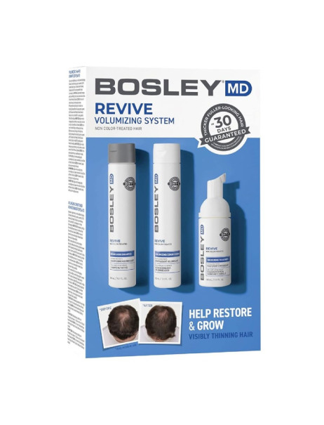 Bosley MD BOS Revive Kit Набір для відновлення стоншеного нефарбованого волосся