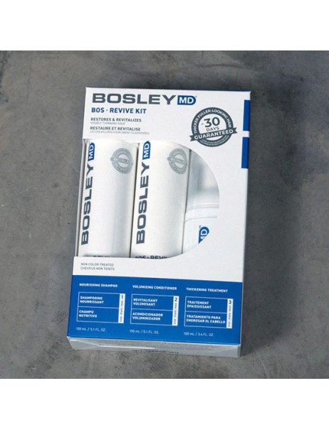 Bosley MD BOS Revive Kit Набір для відновлення стоншеного нефарбованого волосся