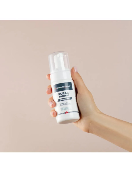 Braderm Kurac Cleansing Mousse Нежная пенка для умывания с пребиотиками