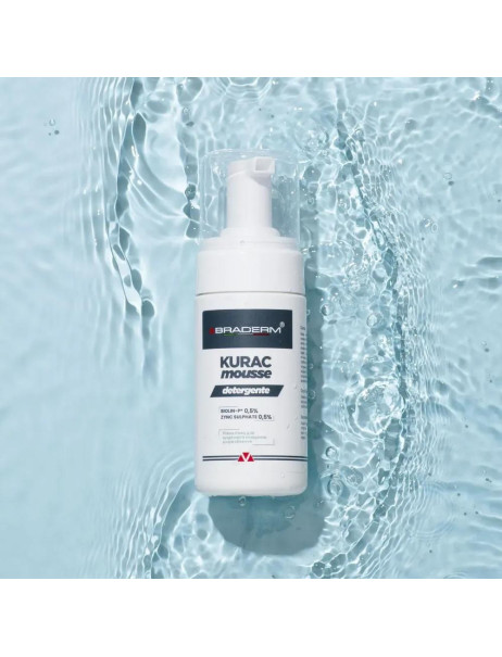 Braderm Kurac Cleansing Mousse Нежная пенка для умывания с пребиотиками