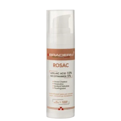 Braderm Rosac Cream Заспокійливий крем для чутливої шкіри