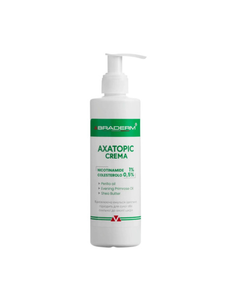 Braderm Axatopic Cream Увлажняющая эмульсия мгновенного действия