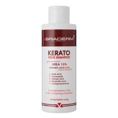Braderm Kerato Psor Shampoo Лікувальний шампунь для шкіри голови