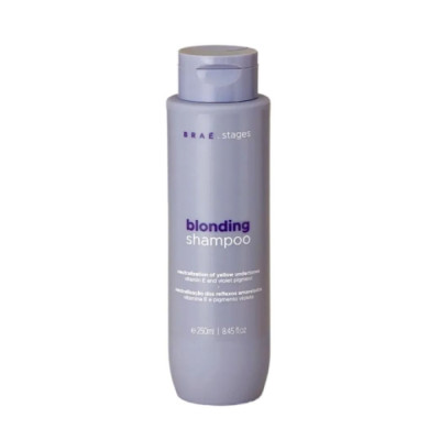Brae Stages Blonding Shampoo Шампунь тонуючий для усунення небажаних жовтих відтінків зі світлого волосся
