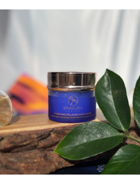 Bravura London Botanical Collagen & Peptide Moisturiser Зволожуючий та живильний крем для обличчя з колагеном та пептидами