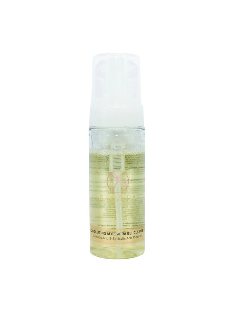 Bravura London Exfoliating Aloe Vera Gel Cleanser (Glycolic & Salicylic Acid) Глибоко очищуючий гель з AHA та BHA кислотами та ензимами