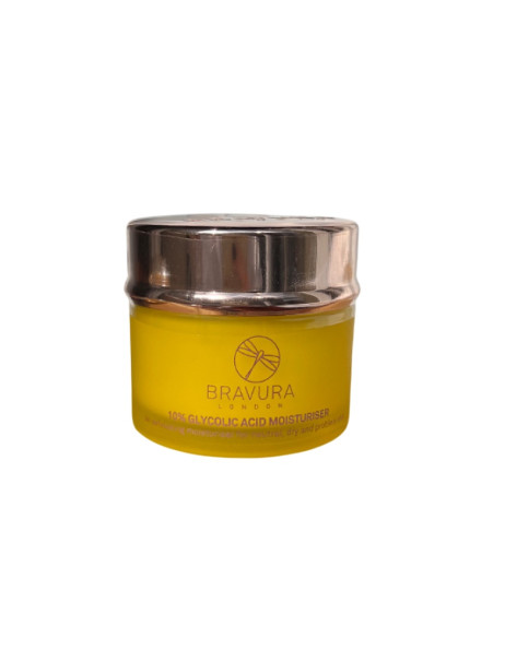 Bravura London Glycolic Acid 10% Moisturiser Cream Нічний зволожуючий та відлущуючий крем з гліколевою кислотою