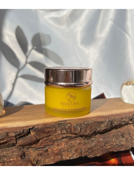 Bravura London Glycolic Acid 10% Moisturiser Cream Нічний зволожуючий та відлущуючий крем з гліколевою кислотою