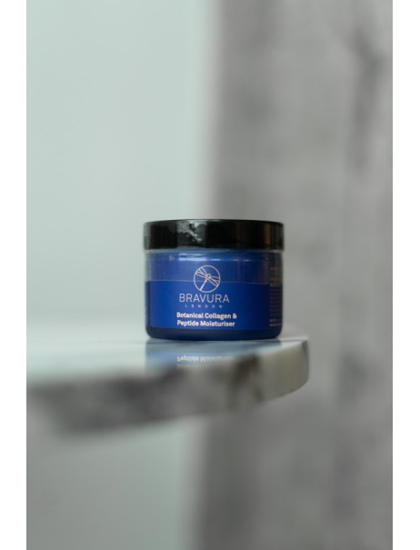 Bravura London Botanical Collagen & Peptide Moisturiser Зволожуючий та живильний крем для обличчя з колагеном та пептидами