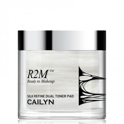 Cailyn Шовкові двосторонні подушечки з тонером для очищення обличчя R2M Silk Refine Dual Toner Pad 