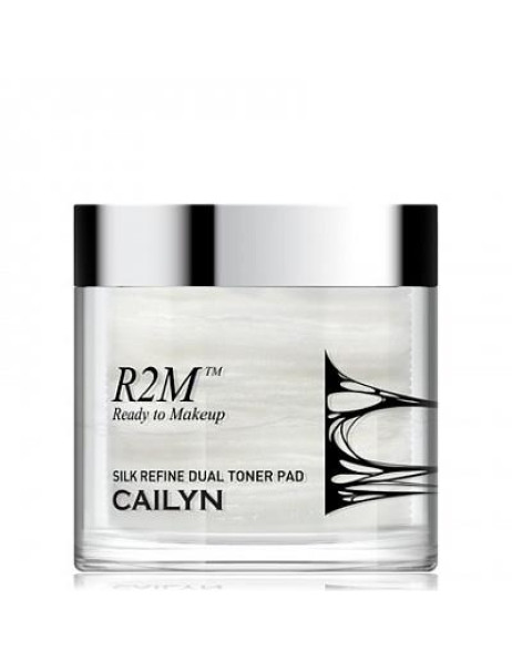 Cailyn Шовкові двосторонні подушечки з тонером для очищення обличчя R2M Silk Refine Dual Toner Pad