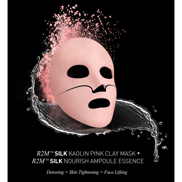 Cailyn Шелковая очищающая маска с каолином и розовой глиной R2MTM Silk Kaolin Pink Clay
