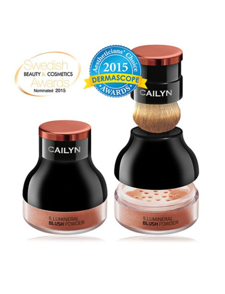 Cailyn Рассыпчатые румяна с кистью Illumineral Blush Powder
