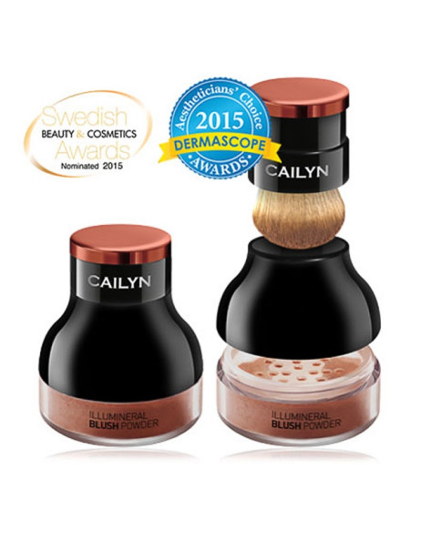 Cailyn Рассыпчатые румяна с кистью Illumineral Blush Powder