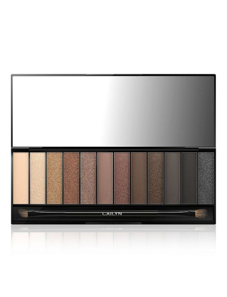 Cailyn Палитра теней из 12 оттенков с кистью O 12 Eyeshadow Palette