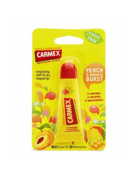 Carmex бальзам для губ з персиком та манго