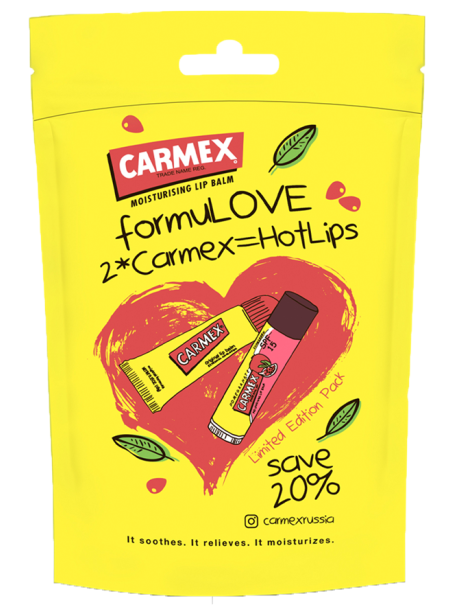 Carmex Formulove Набір з бальзаму зі смаком граната і стик класичний