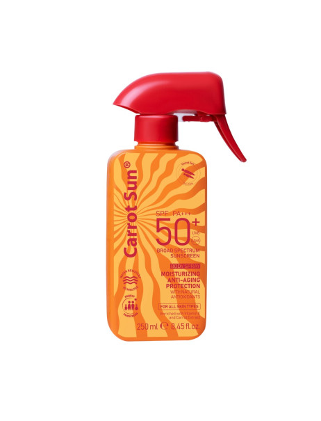 Carrot Sun Sunscreen Body & Face Spray SPF 50+ Сонцезахисний спрей для тіла та обличчя